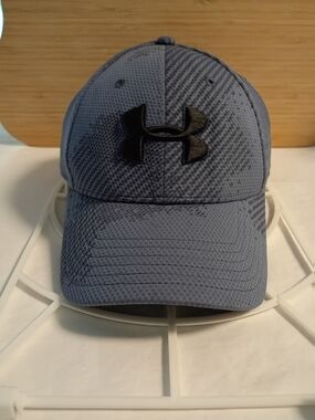 Under Armour Grey Performance Baseball Cap - Black Logo